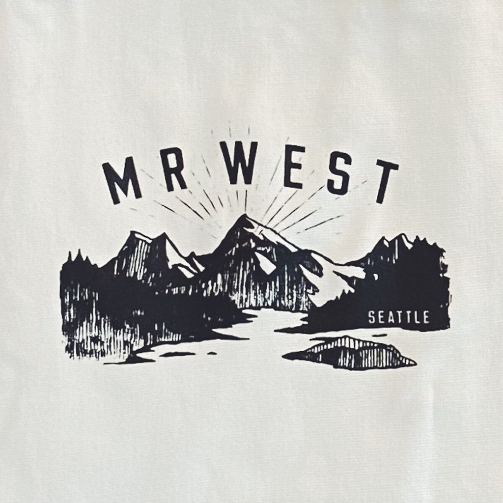 Mountains Calling Canvas Tote